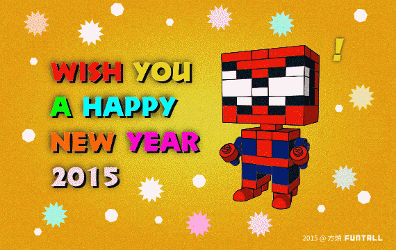 2015 Happy New Year FUNTALL HERO Post