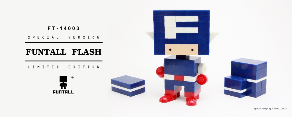 方頭閃電 積木公仔 Flash the Funtall Amis