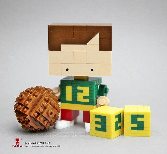 Funtall 方頭人 積木公仔 方頭公仔 玩具 推薦 方頭積木 創作 作品