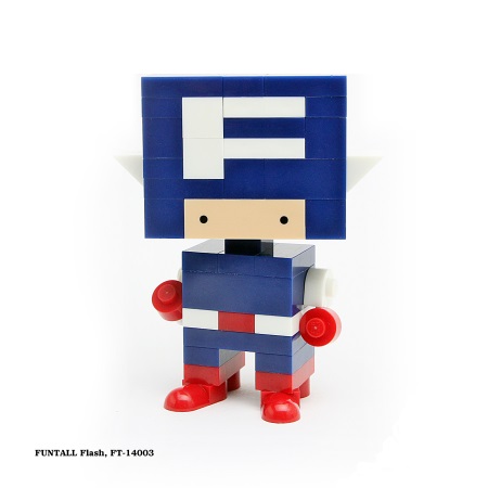 Funtall Flash 方頭閃電 (FT-14003) 方頭 積木 公仔 Funtall cube