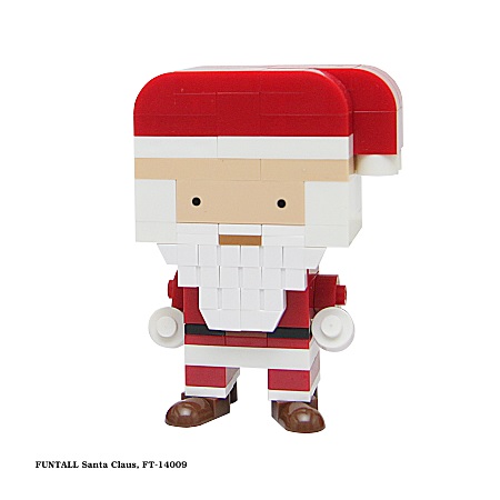 穿著大紅色衣服的方頭聖誕老公公，是偉大的禮物工匠