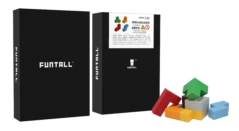 funtall 14012 Soma Cube 商品外觀與包裝 package box