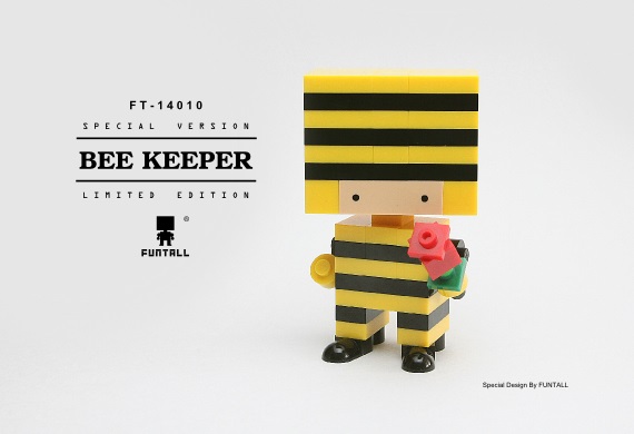 方頭積木 蜜蜂王子 Bee Keeper 是春天的關鍵人物，也是動物星球的主角之一。