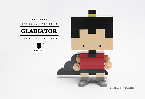 Funtall Gladiator 這一身大紅大黑的戰甲實在是帥勁十足!