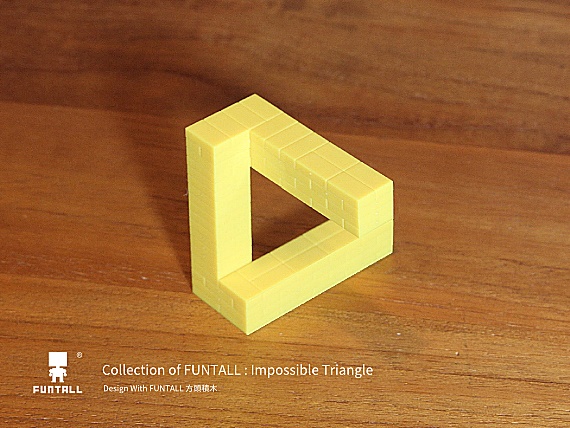 玩家創作的不可能的三角形, impossible tribar, also called penrose triangle.