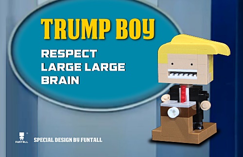 Trump Boy Quote Respect Large Brain, funtall special design